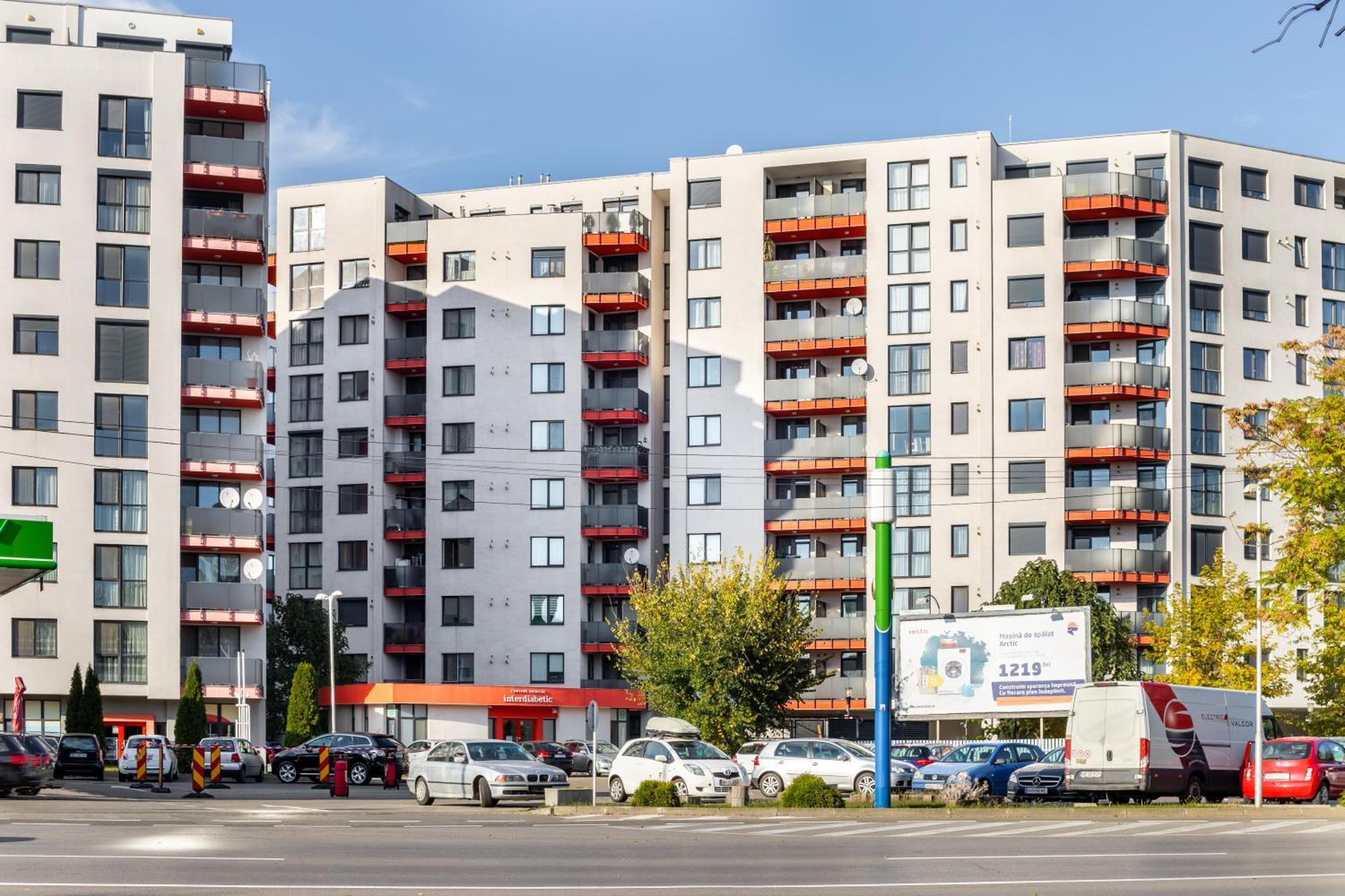Ari Blue Apartment Ared In Kaufland Complex アラド エクステリア 写真